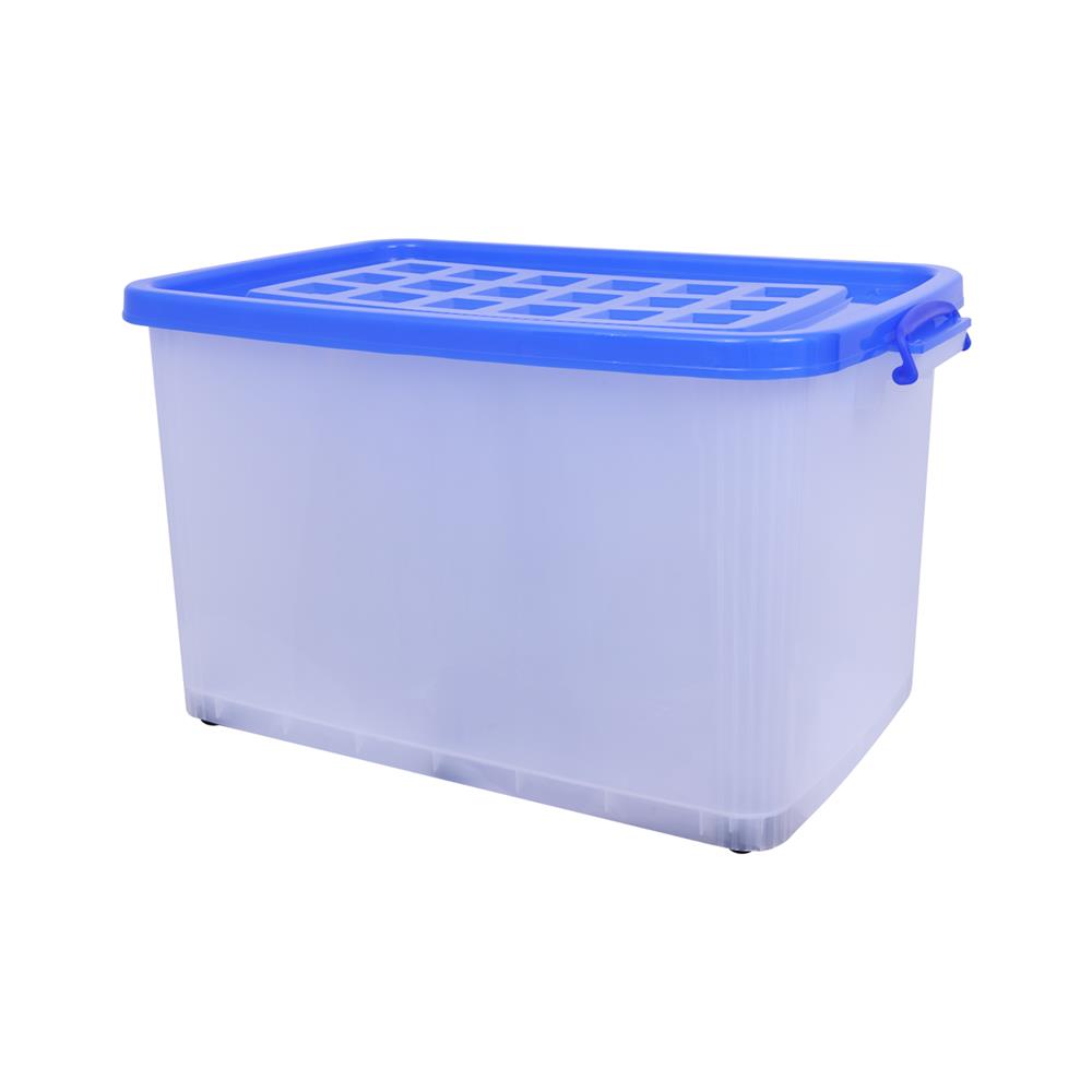 กล่องเก็บของ STACKO 2010 51X74X44.5 ซม. สีขาว/น้ำเงิน