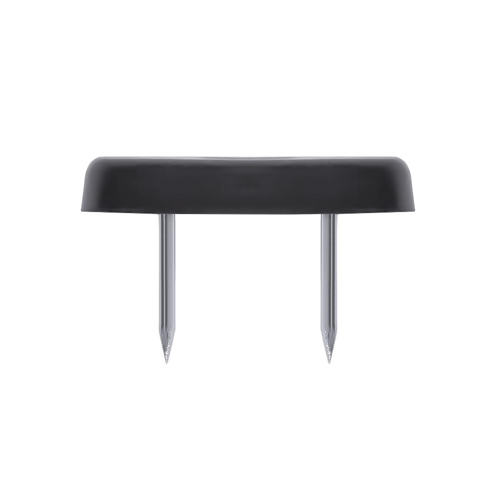 พลาสติกพร้อมตะปูตอกขาโต๊ะ PANSIAM PG-20B 20X42X6 มม. สีดำ