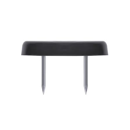 พลาสติกพร้อมตะปูตอกขาโต๊ะ PANSIAM PG-20B 20X42X6 มม. สีดำ