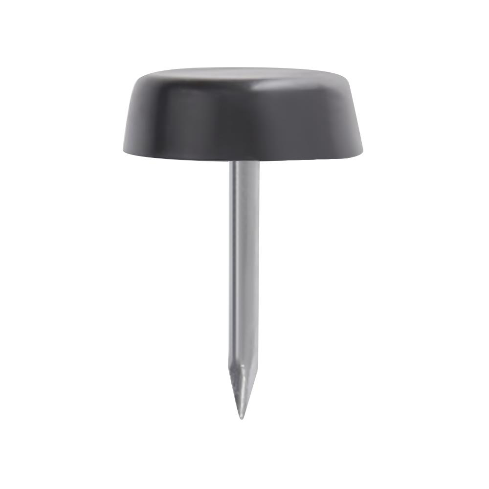 พลาสติกพร้อมตะปูตอกขาโต๊ะ PANSIAM PG-05B 16x16 มม. สีดำ แพ็ก 10 ชิ้น