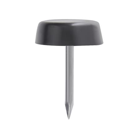 พลาสติกพร้อมตะปูตอกขาโต๊ะ PANSIAM PG-05B 16x16 มม. สีดำ แพ็ก 10 ชิ้น