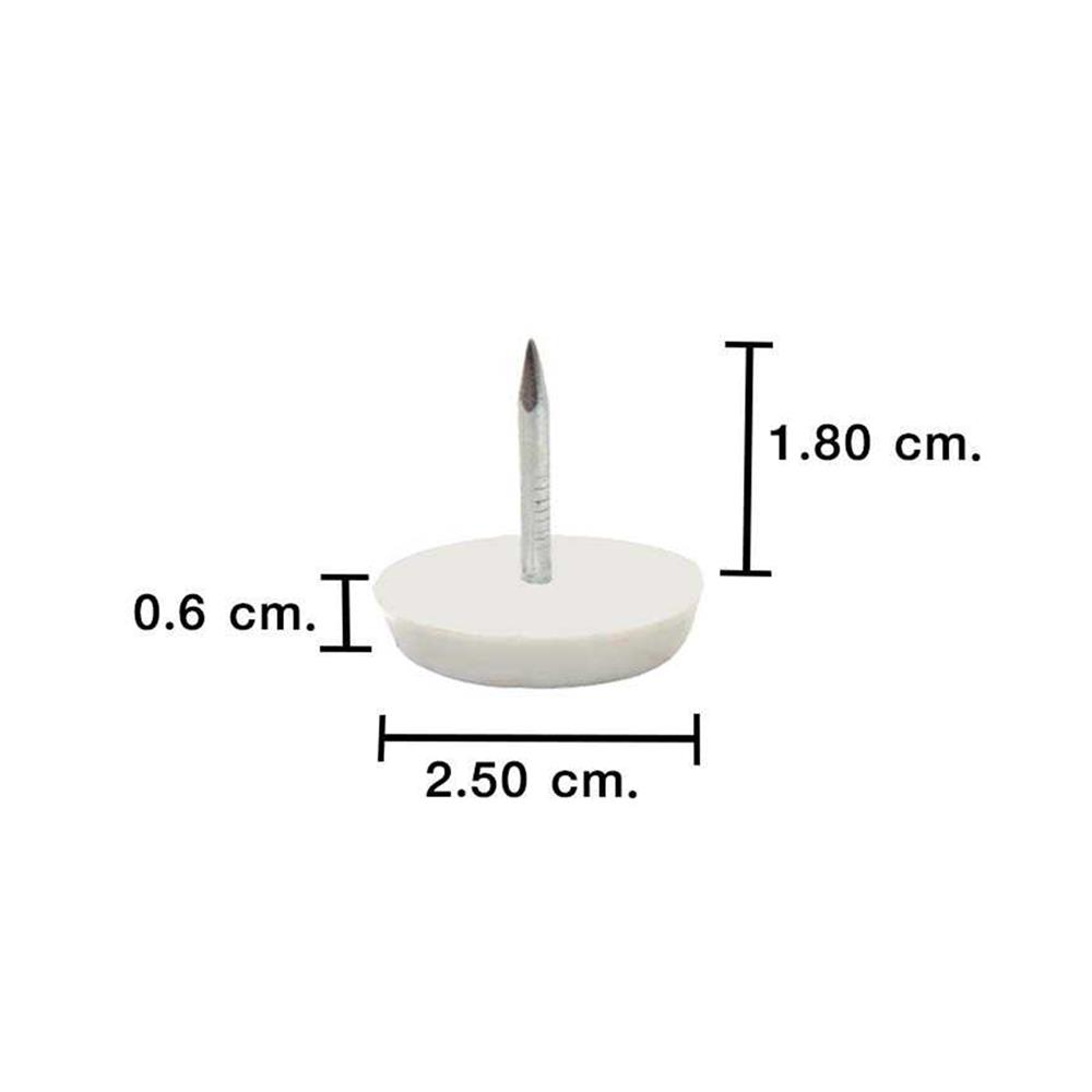 พลาสติก+ตะปูตอกขาโต๊ะ PANSIAM PG-11 WH