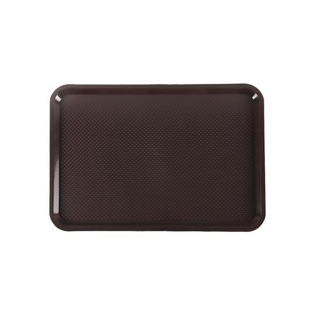 ถาดพลาสติกเหลี่ยม NAM NGAI HONG 486 33.7x48.3x2 ซม. สีน้ำตาล_1