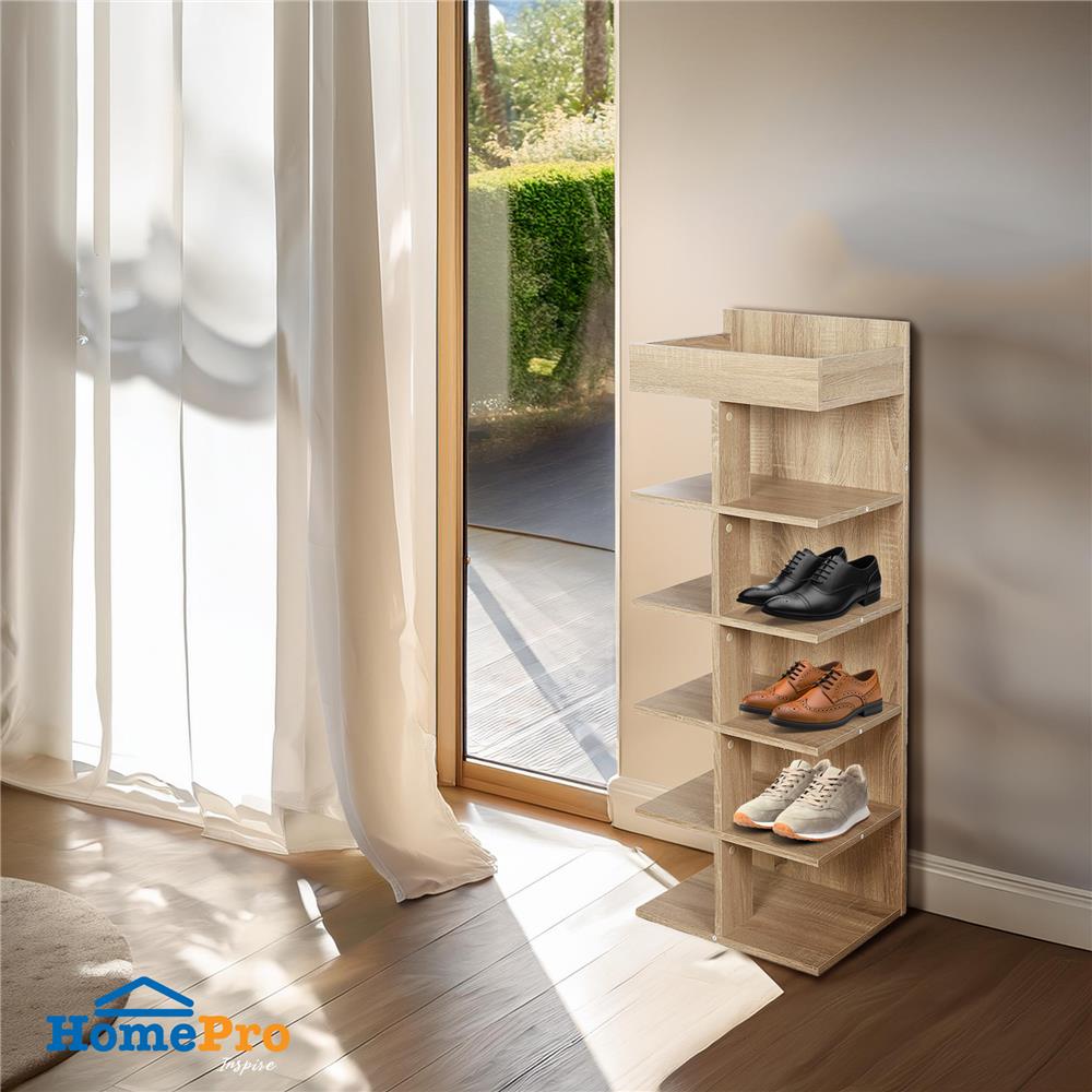 ชั้นวางรองเท้า ME LIVING SUPRA สีโซลิดโอ๊ค