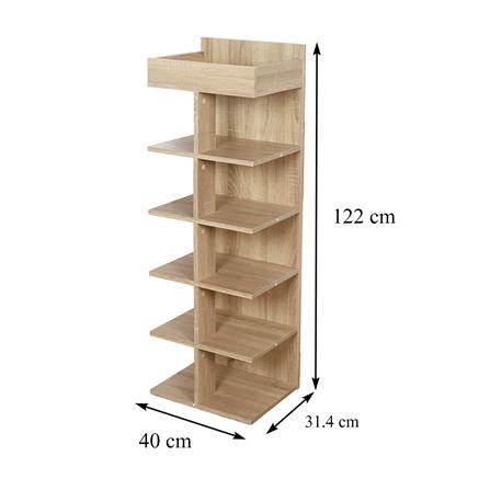 ชั้นวางรองเท้า ME LIVING SUPRA สีโซลิดโอ๊ค_7