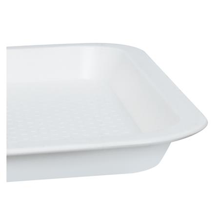 ถาดพลาสติกเหลี่ยม NAM NGAI HONG 484 23.5x32.5x2 ซม. สีครีม_2