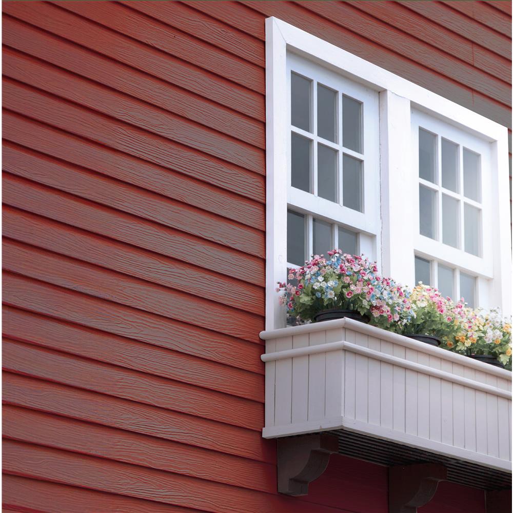 ไม้ฝา SHERA ลายสัก 15x400x0.8 ซม. สีแดงเชอร์รี่