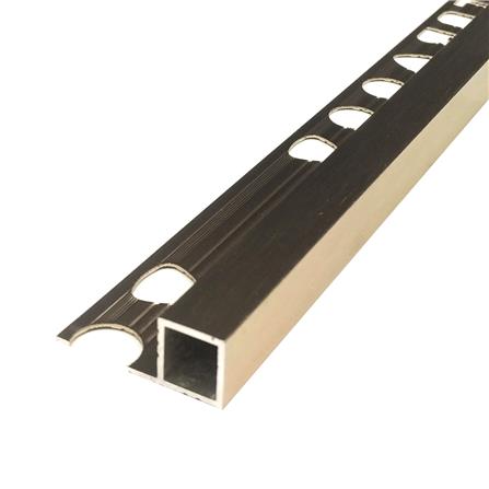 คิ้วอะลูมิเนียม เกเตอร์ มุมเหลี่ยม 12 มม. 2.1 ม. สีทองแดง_0