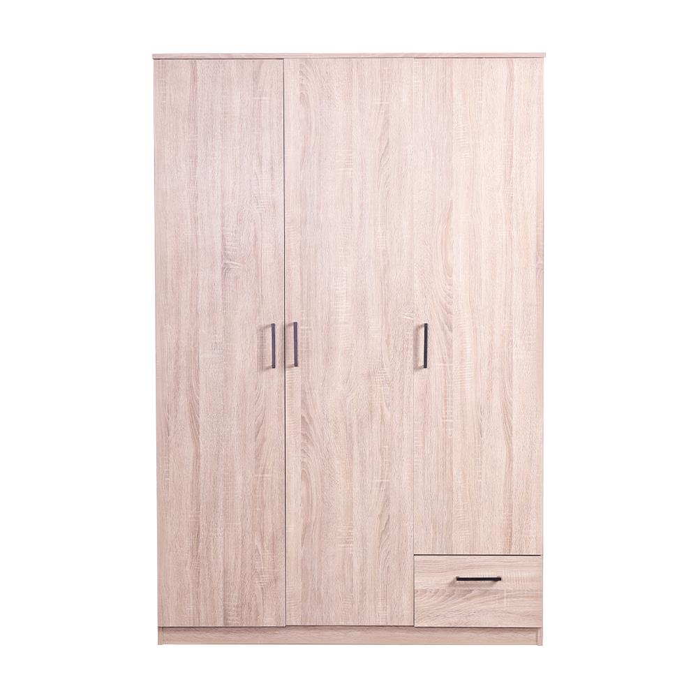 ตู้เสื้อผ้า 3 บานเปิด ME LIVING SUPRA สี SOLID OAK