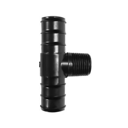 ข้อต่อสามทาง PE เกลียวนอก KANYA 32X32มม. X 1 นิ้ว สีดำ_0