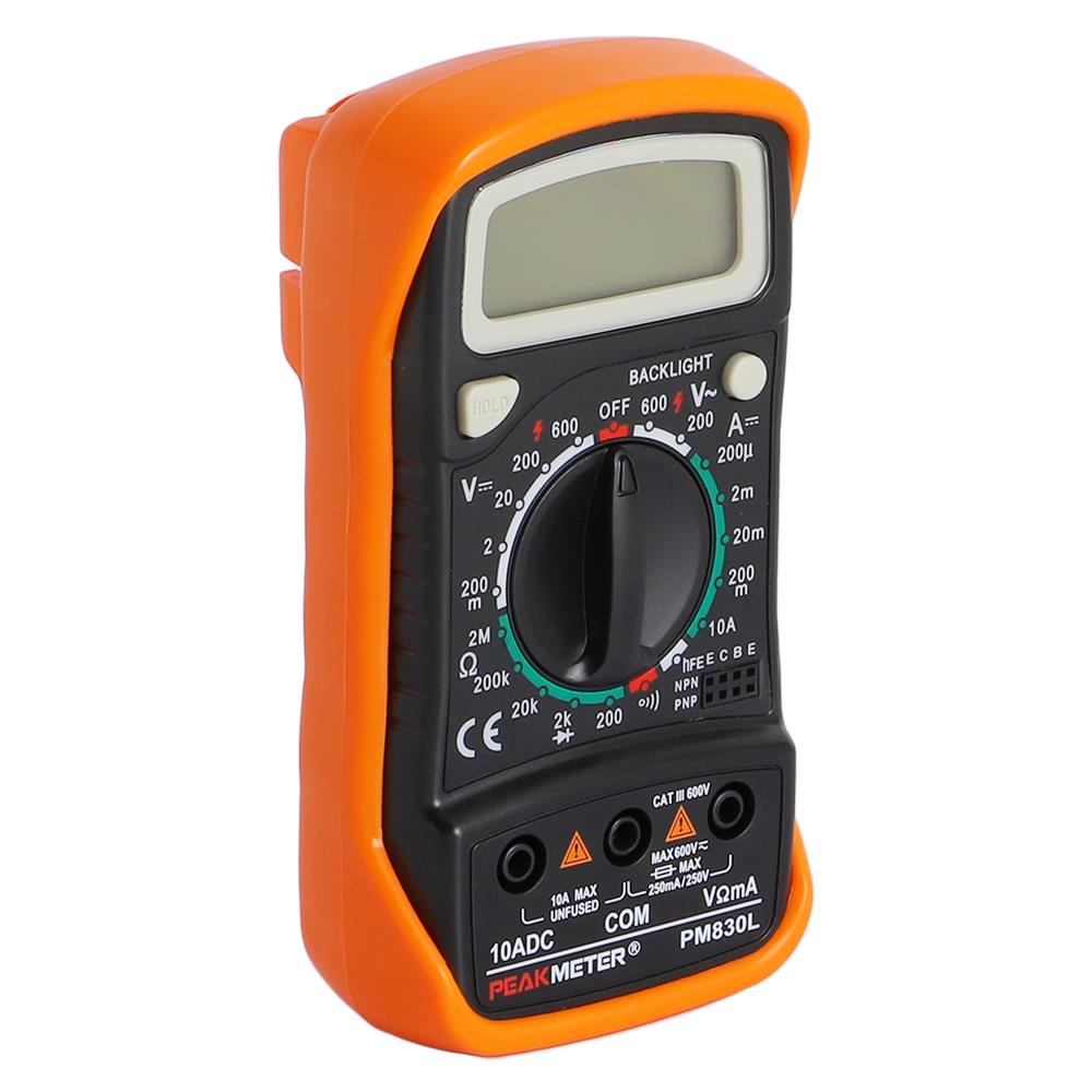 ดิจิทัลมัลติมิเตอร์ PEAKMETER PM830L 10A