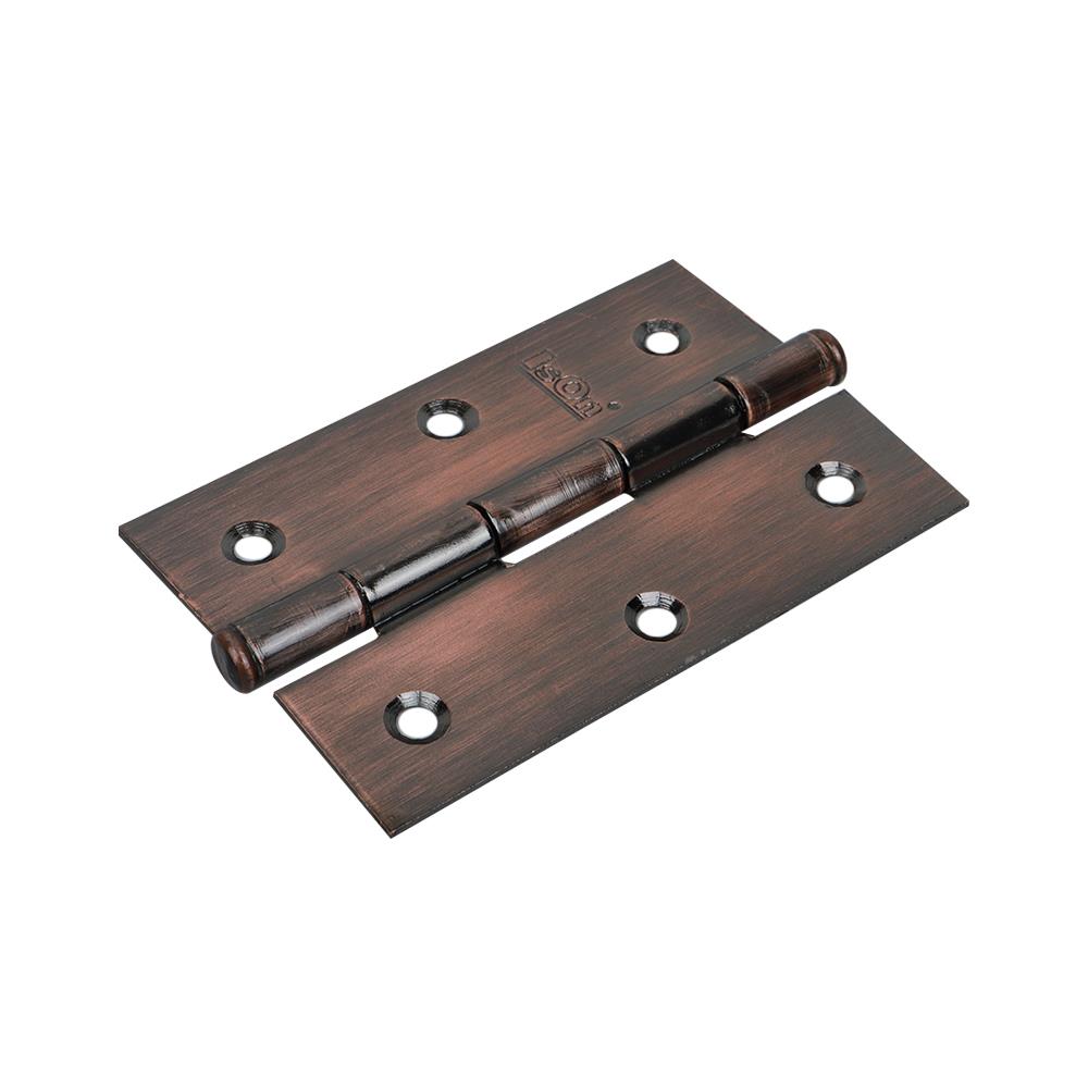 บานพับ 3.5X3 นิ้ว X1.5 มม. ISON 999035 สีทองแดงรมดำ (แพ็ก 2 ชิ้น)