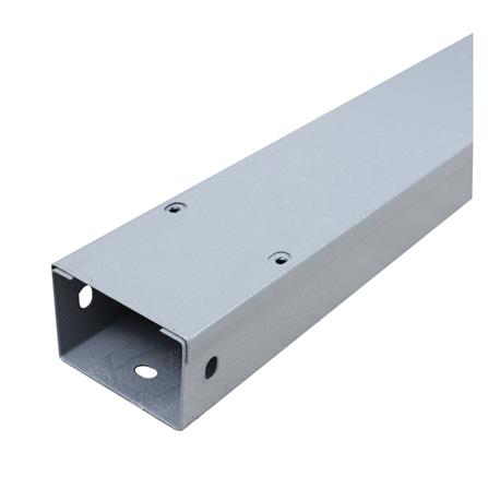 รางไวร์เวย์เหล็ก SUPER 2X3 นิ้ว 8 ฟุต สีเทา_0