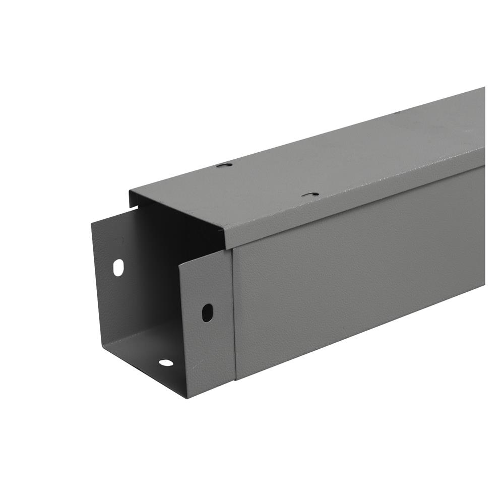 รางไวร์เวย์เหล็ก SUPER 4X4 นิ้ว 8 ฟุต สีเทา