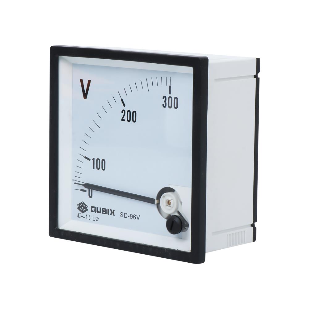 โวลต์มิเตอร์แบบ ANALOG ต่อตรง SALZER 300 โวลต์ 96x96 มม.