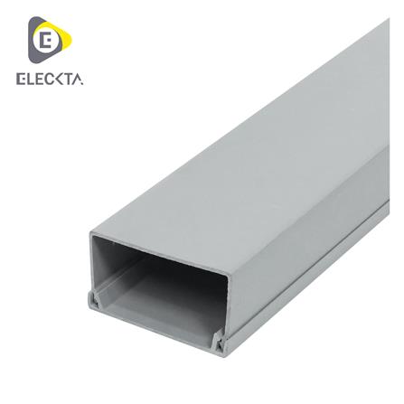 รางทรังกิ้ง ELECKTA 2.5X5 ซม. 2 เมตร สีเทา_0