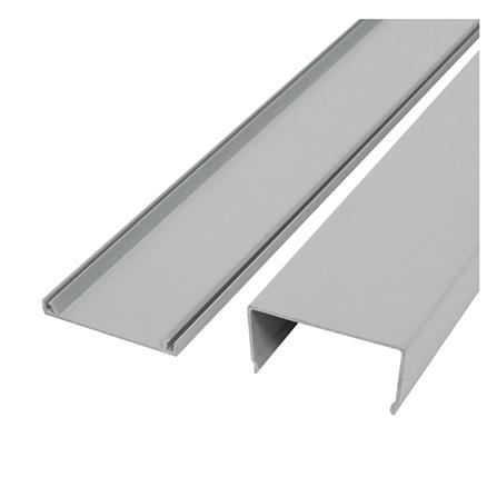 รางทรังกิ้ง ELECKTA 2.5X5 ซม. 2 เมตร สีเทา_2