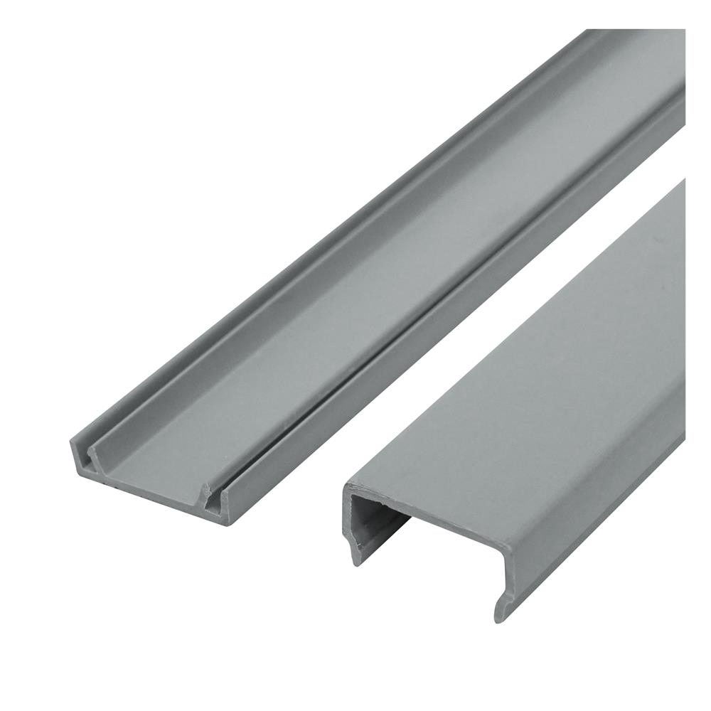 รางทรังกิ้ง ELECKTA 1X2 ซม. 2 เมตร สีเทา