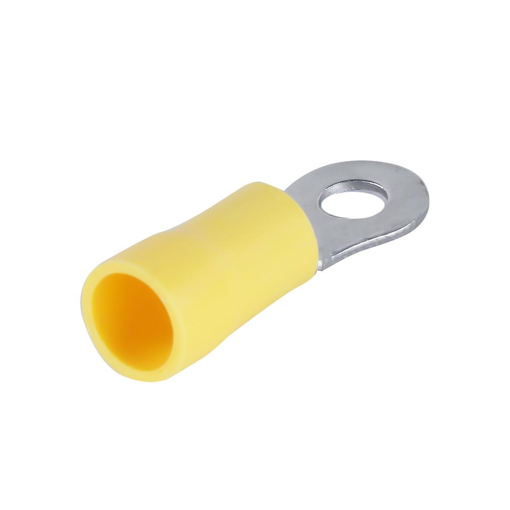 หางปลากลมหุ้ม ZEBERG RVM 5.5-4 สีเหลือง แพ็ก 20 ชิ้น