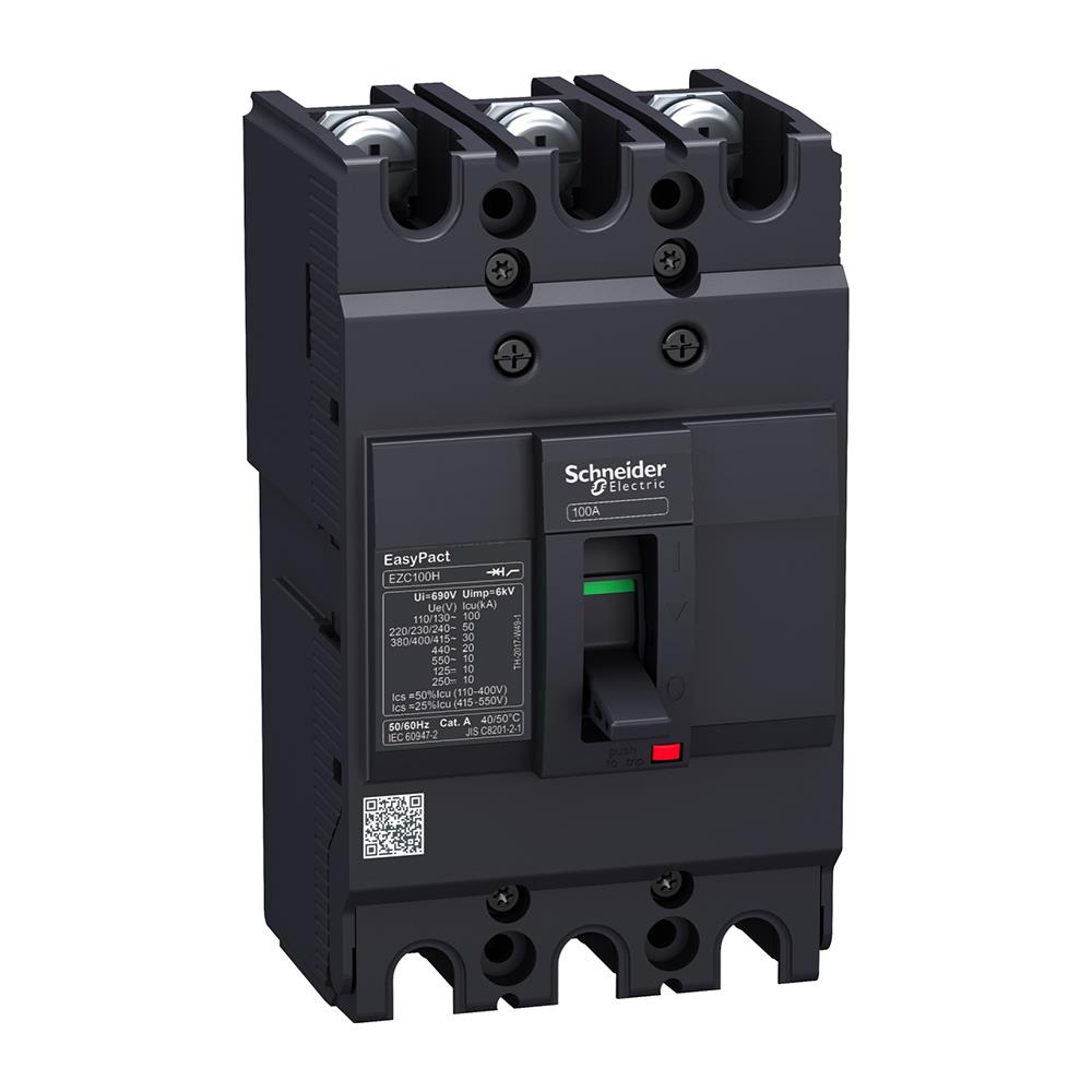 เมนเซอร์กิตเบรกเกอร์ 50 แอมป์ 3 เฟส SCHNEIDER EZC100