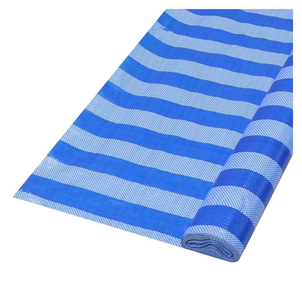 ผ้าใบเกรดหนา GARTENE 72 นิ้วX40 หลา สีฟ้า-ขาว