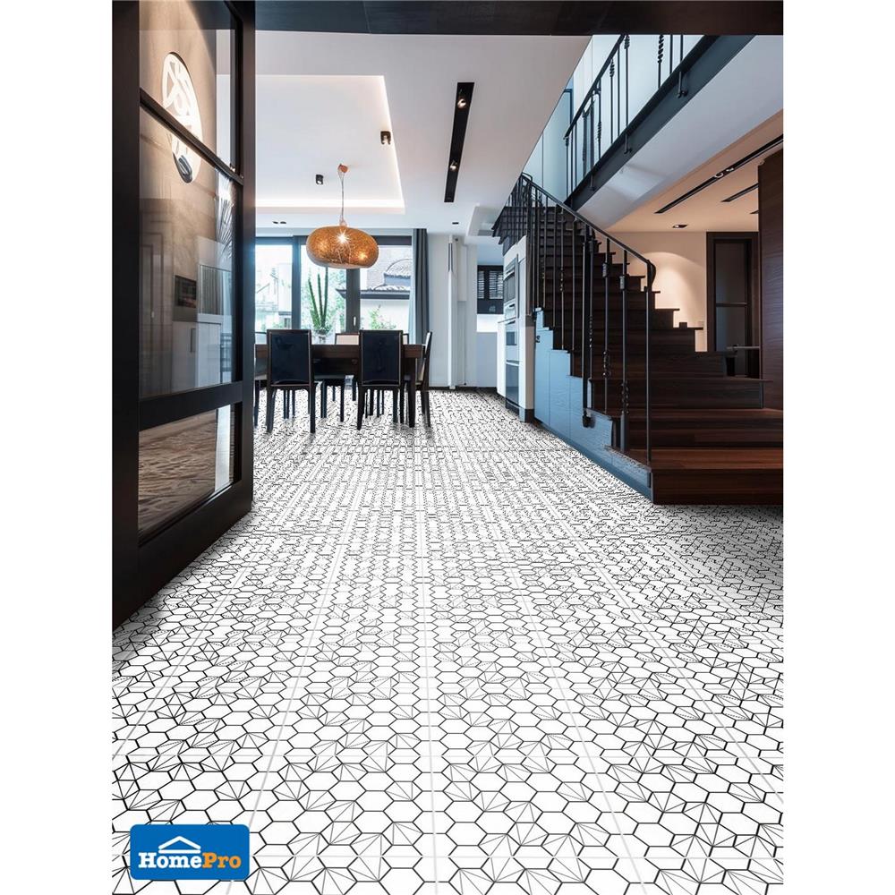 กระเบื้องพื้น 16x16 นิ้ว DURAGRES มาก็อต ขาว A 0.96 ตร.ม.