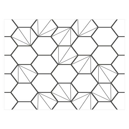 กระเบื้องพื้น 16x16 นิ้ว DURAGRES มาก็อต ขาว A 0.96 ตร.ม._0