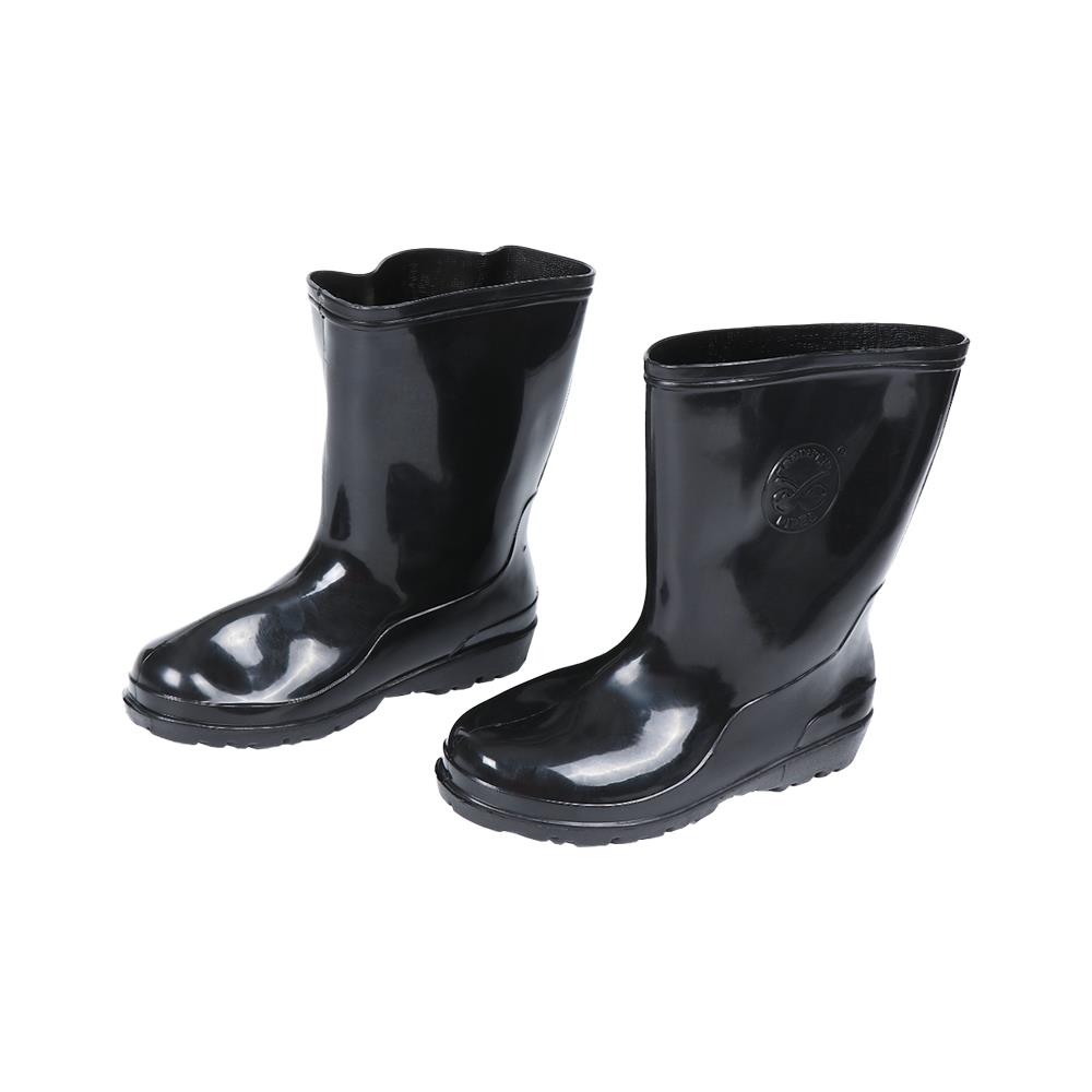 รองเท้าบูท PIPES สูง 10 นิ้ว เบอร์ 9.5 สีดำ