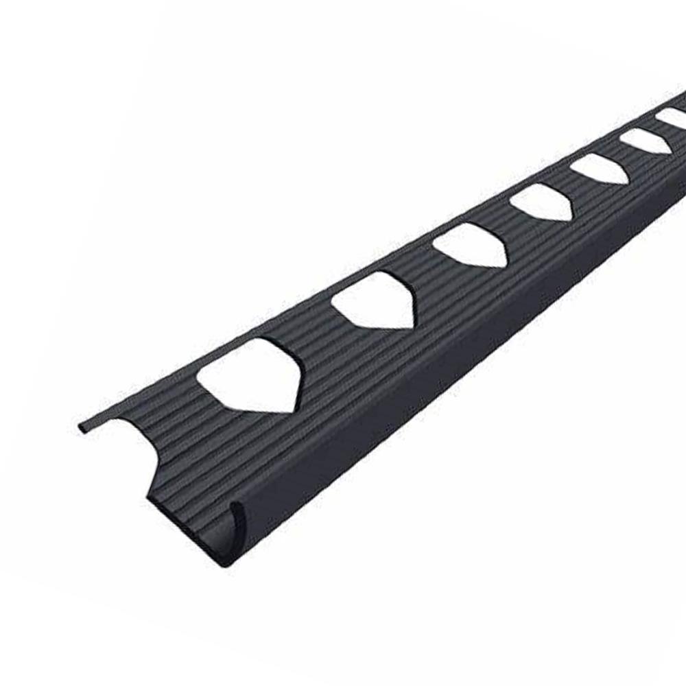 คิ้ว PVC โค้ง ชวากร KD-00184-14 10 มม. 2 ม. สีดำ