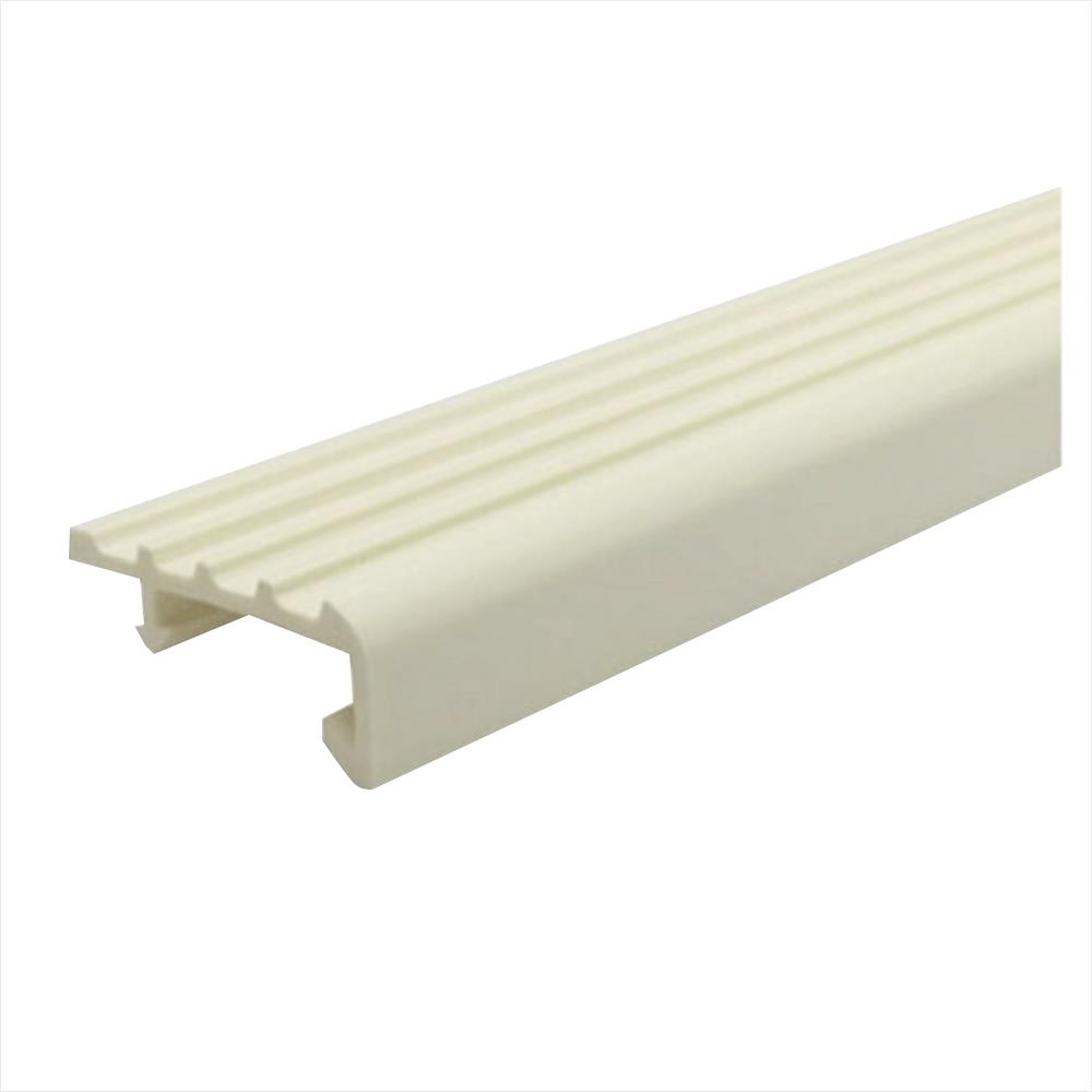 จมูกบันได PVC ชวากร L-45 2 ม. สีครีม