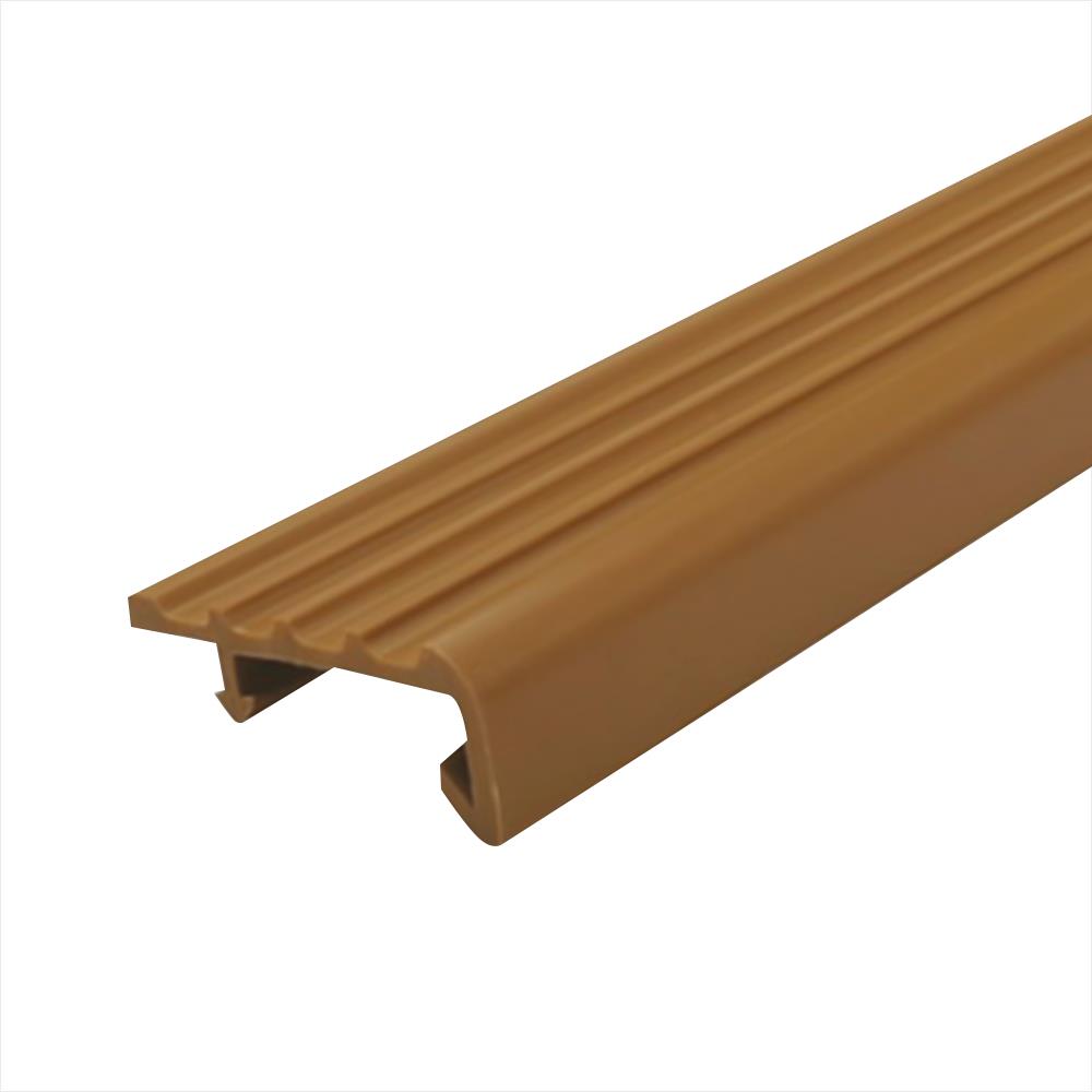 จมูกบันได PVC ชวากร L-45 2 ม. สีอิฐ