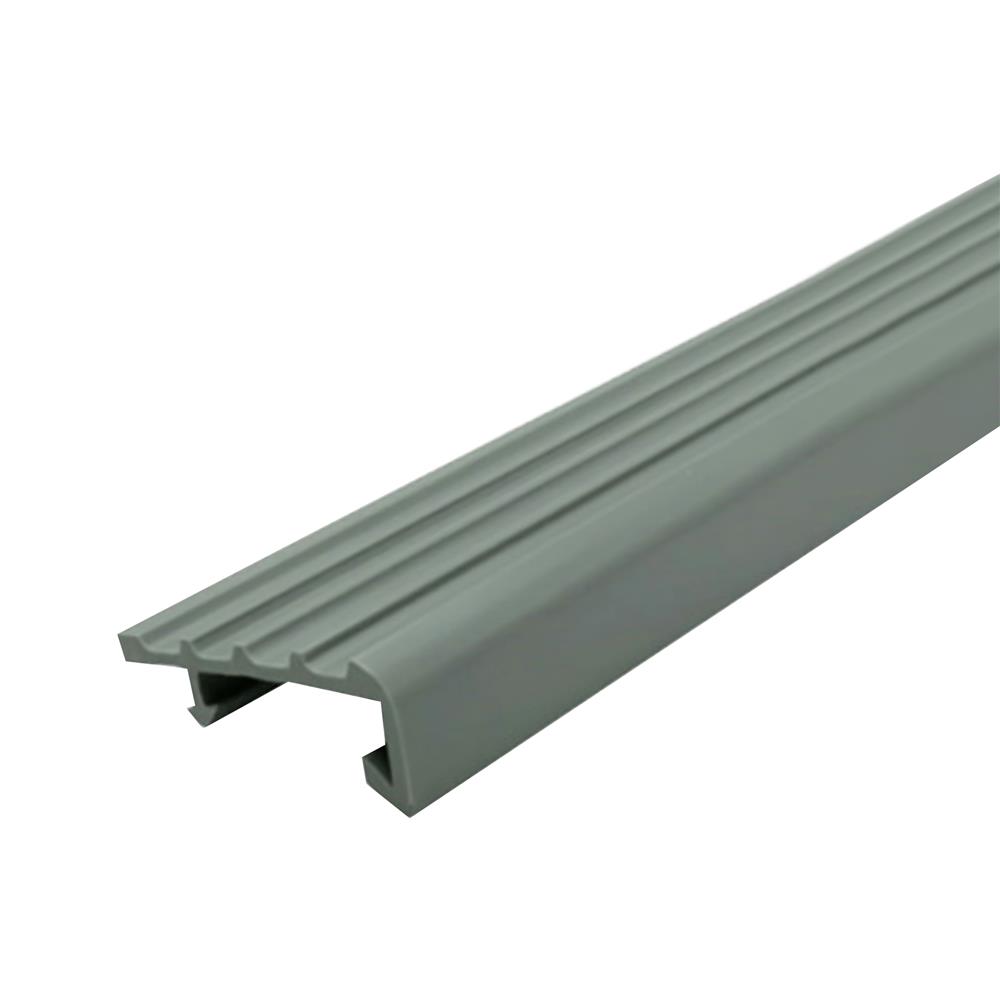 จมูกบันได PVC ชวากร L-38 2.5 ม. สีเทา