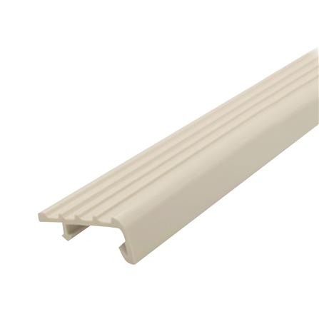 จมูกบันได PVC ชวากร L-38 2.5 ม. สีเนื้อ