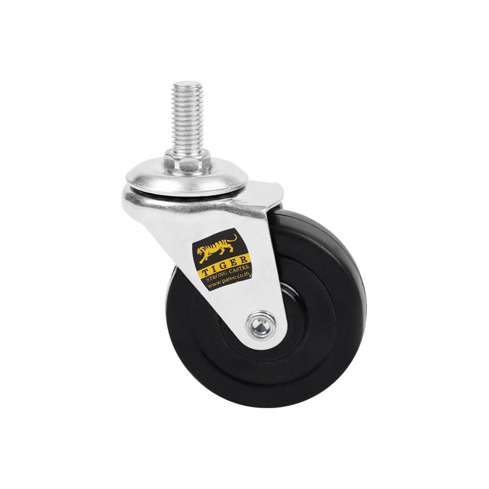 ลูกล้อยาง TIGER สกรูหมุน 3 นิ้ว