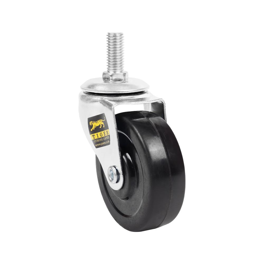 ลูกล้อยาง TIGER สกรูหมุน 3 นิ้ว