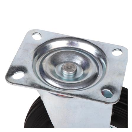 ลูกล้อยาง TIGER แป้นหมุน 8 นิ้ว สีดำ_1