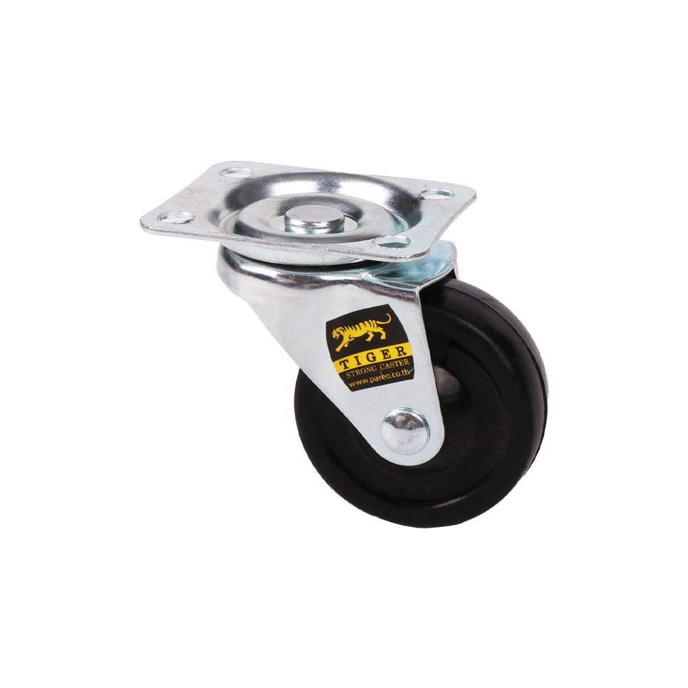 ลูกล้อยาง TIGER แป้นหมุน 2.5 นิ้ว