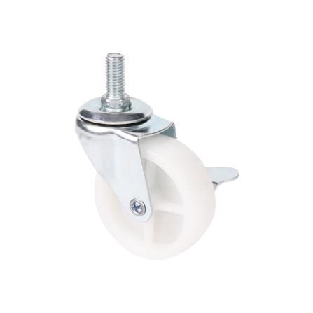 ลูกล้อ PP TIGER สกรูตาย มีเบรค 3 นิ้ว