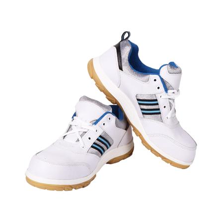 รองเท้านิรภัยหนังหุ้มส้น พื้นยาง PANGOLIN SPORT เบอร์ 9 สีขาว_0