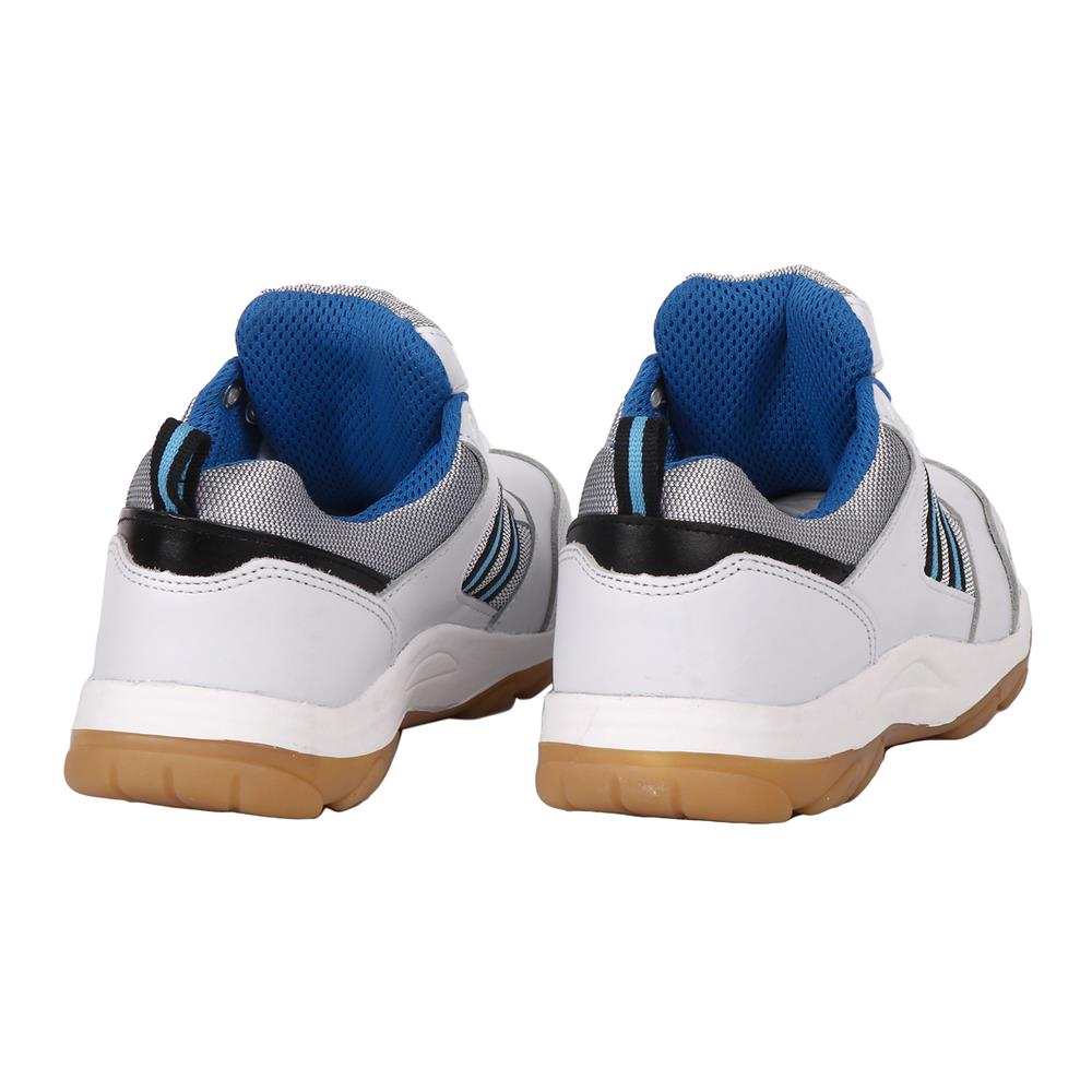 รองเท้านิรภัยหนังหุ้มส้น พื้นยาง PANGOLIN SPORT เบอร์ 6 สีขาว