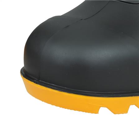 รองเท้าบูท PVC หัวเหล็ก PANGOLIN สูง 14 นิ้ว เบอร์ 9 สีดำ_3