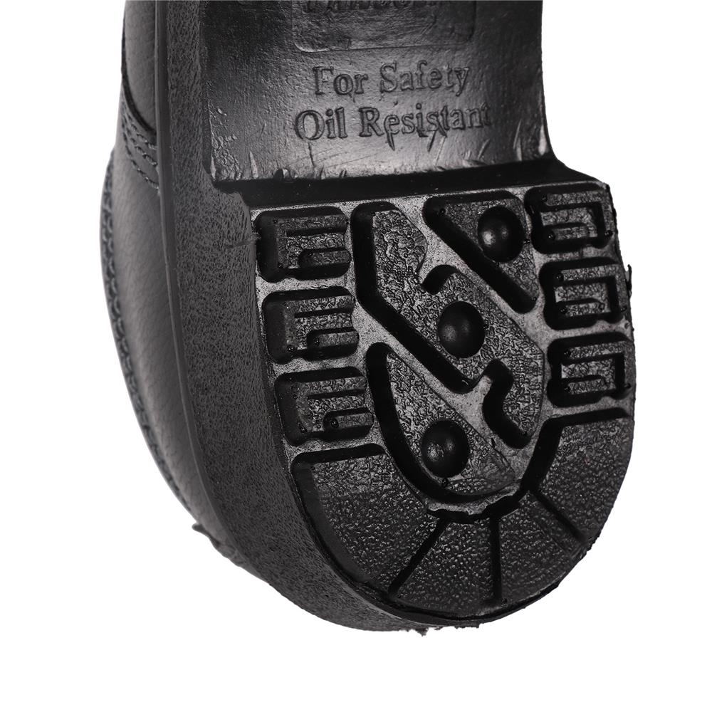 รองเท้านิรภัยหนังหุ้มส้น พื้น PU PANGOLIN ECONOMY เบอร์ 4 สีดำ