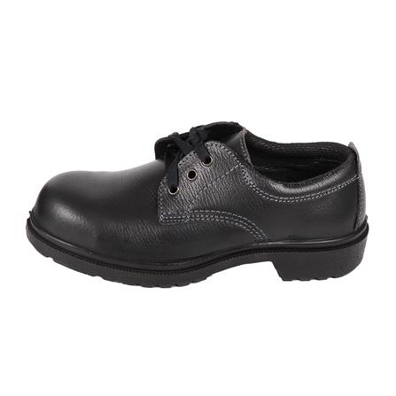 รองเท้านิรภัยหนังหุ้มส้น พื้น PU PANGOLIN ECONOMY เบอร์ 4 สีดำ_1