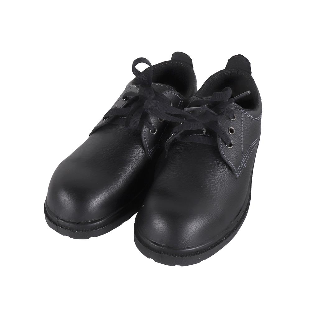 รองเท้านิรภัยหนังหุ้มส้น พื้น PU PANGOLIN ECONOMY เบอร์ 5 สีดำ