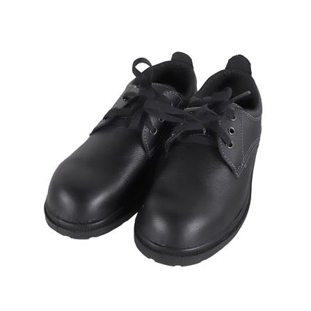 รองเท้านิรภัยหนังหุ้มส้น พื้น PU PANGOLIN ECONOMY เบอร์ 5 สีดำ_0