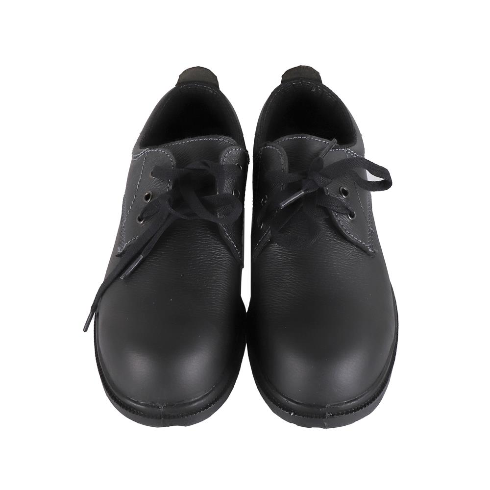 รองเท้านิรภัยหนังหุ้มส้น พื้น PU PANGOLIN ECONOMY เบอร์ 6 สีดำ