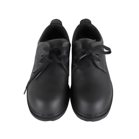 รองเท้านิรภัยหนังหุ้มส้น พื้น PU PANGOLIN ECONOMY เบอร์ 6 สีดำ_1