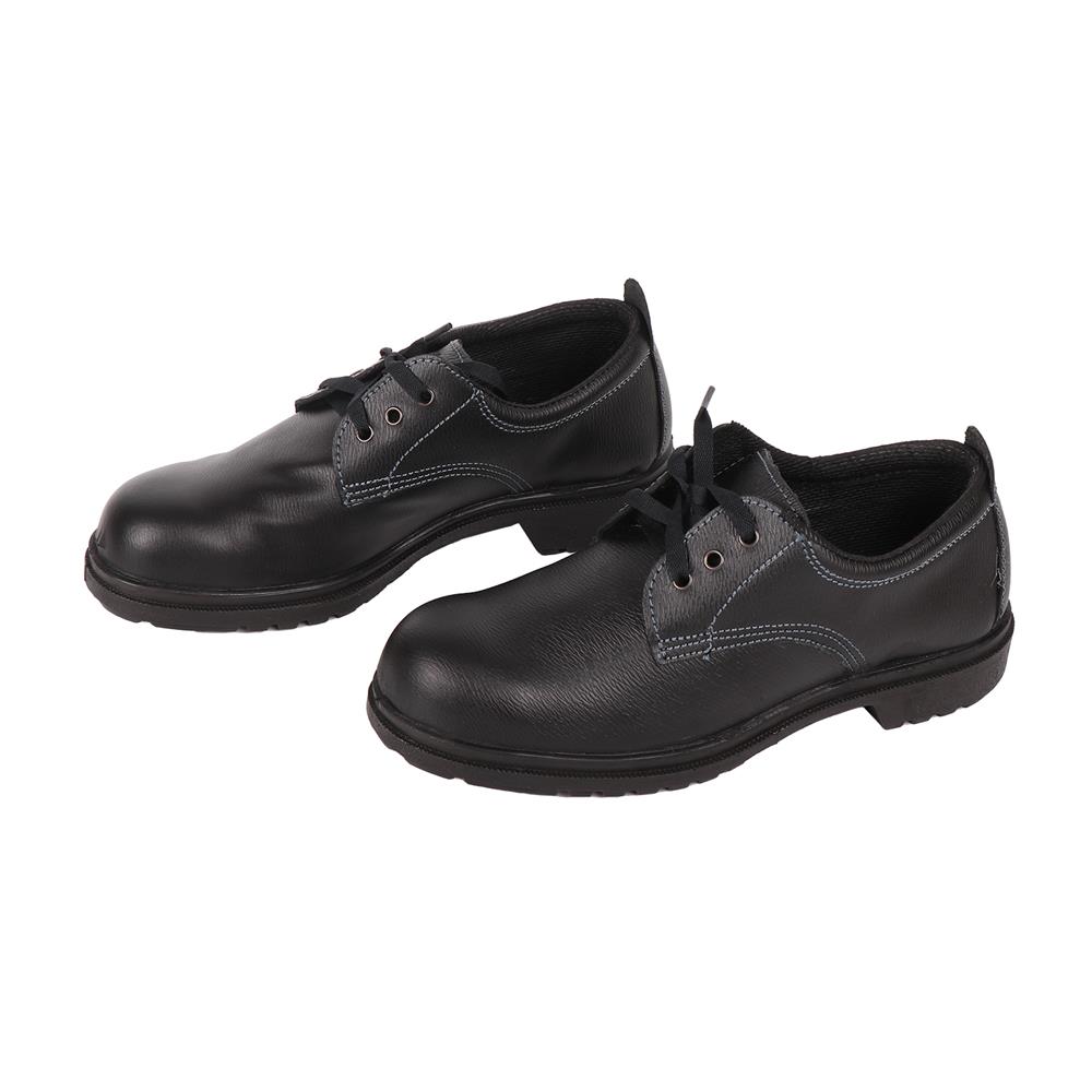 รองเท้านิรภัยหนังหุ้มส้น พื้น PU PANGOLIN ECONOMY เบอร์ 7 สีดำ