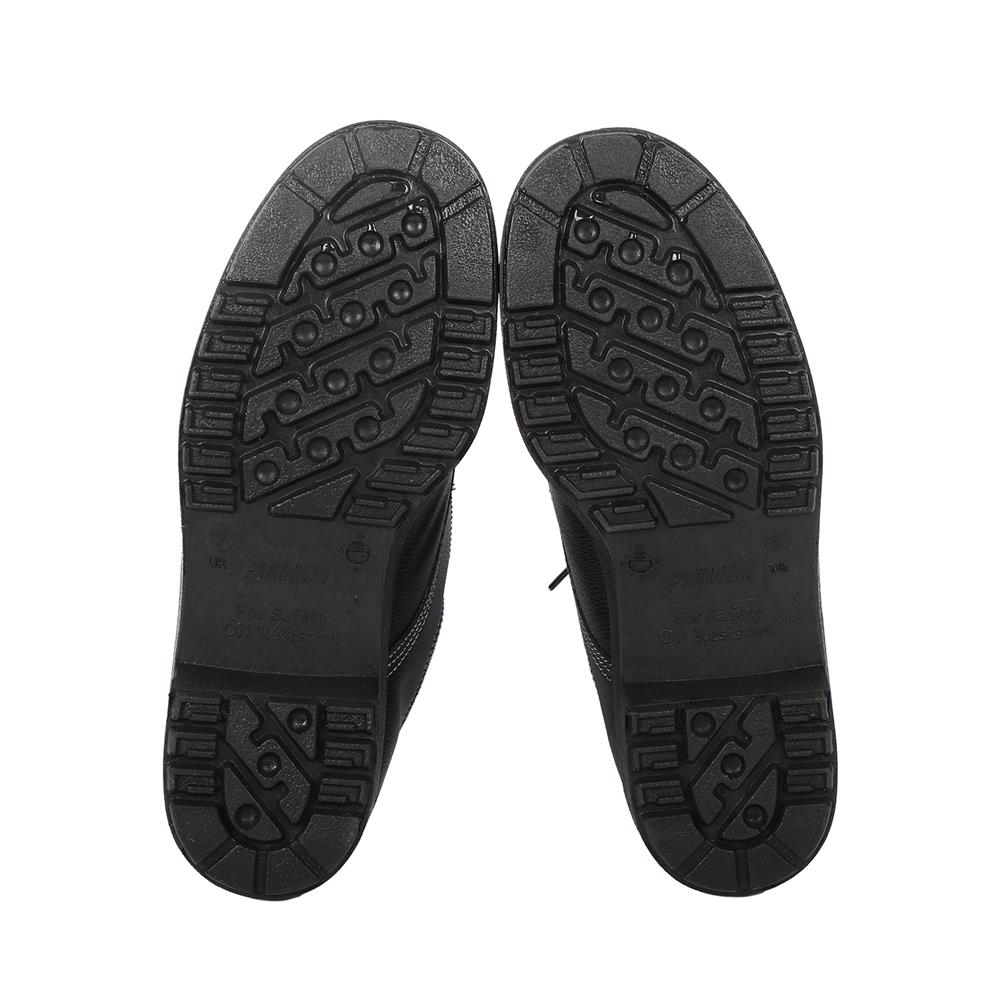 รองเท้านิรภัยหนังหุ้มส้น พื้น PU PANGOLIN ECONOMY เบอร์ 7 สีดำ