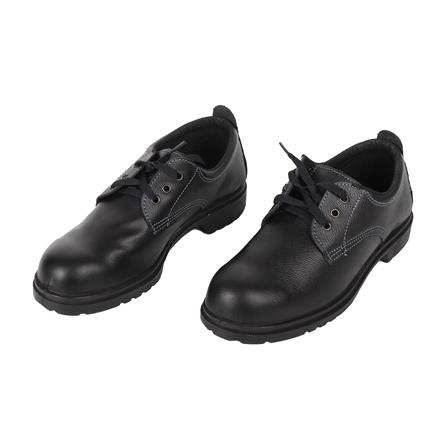 รองเท้านิรภัยหนังหุ้มส้น พื้น PU PANGOLIN ECONOMY เบอร์ 7 สีดำ_0